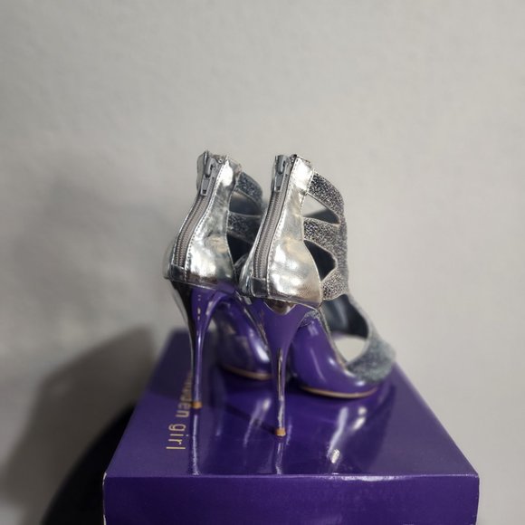 Madden Girl Silver Bead Stilettos - Picture 3 of 3